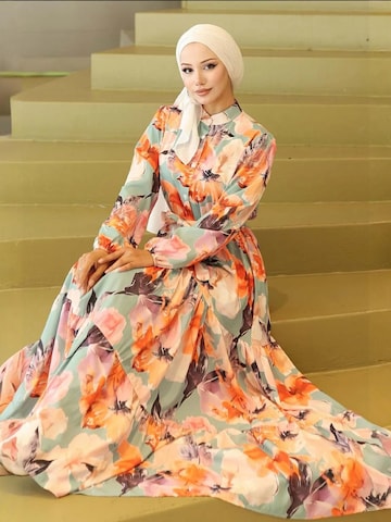 Bigdart Dress 'Maxi' in Orange: front