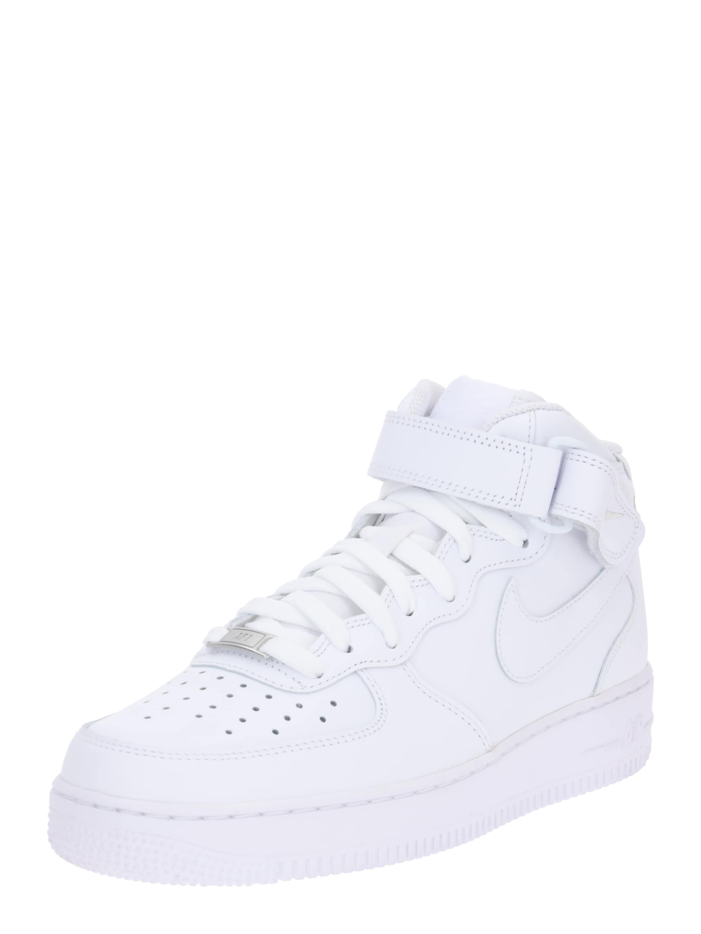 Nike Sportswear Magas szárú sportcipők 'AIR FORCE 1 MID 07' - fehér: elől