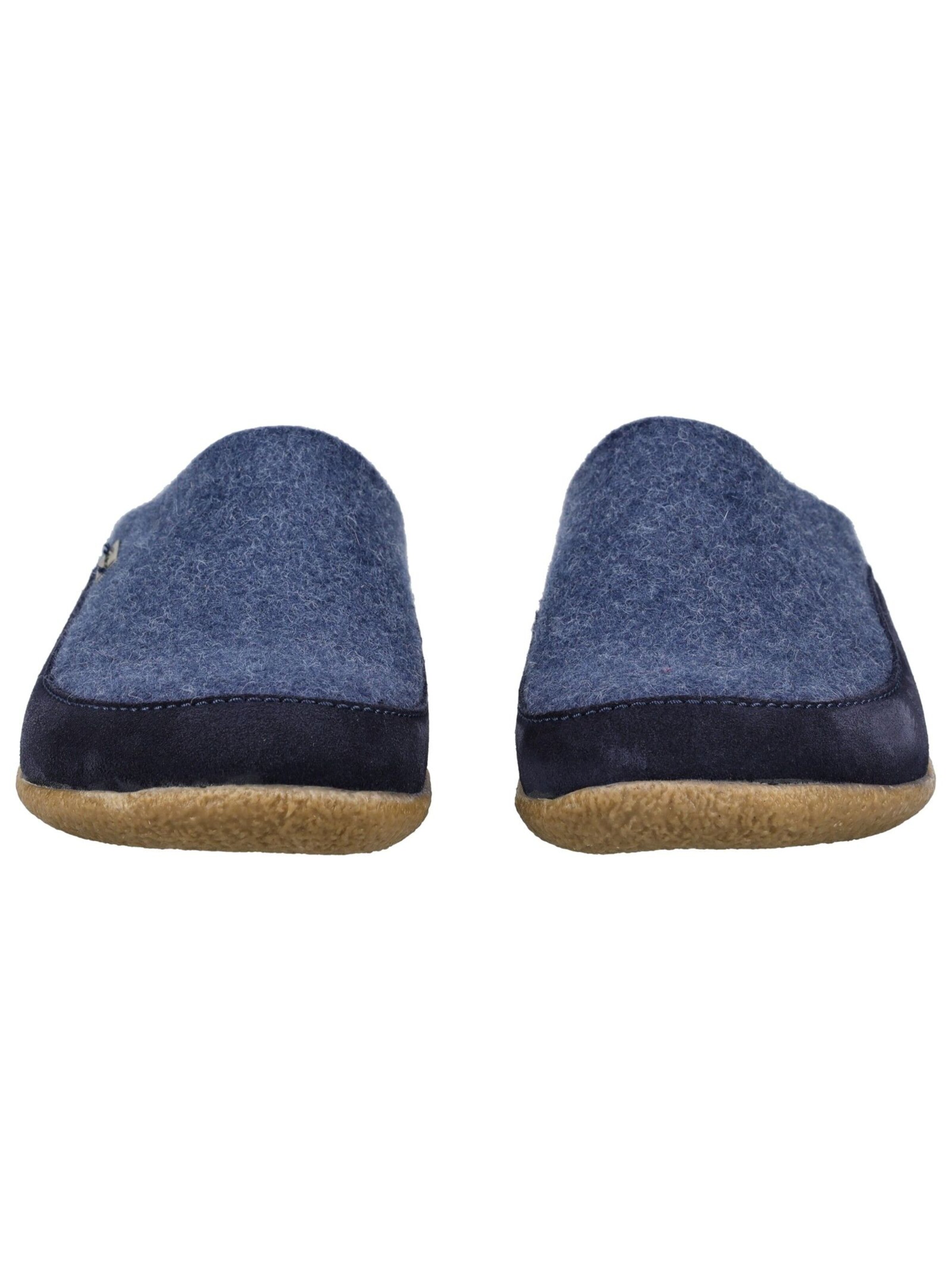 HAFLINGER Slipper in Blue