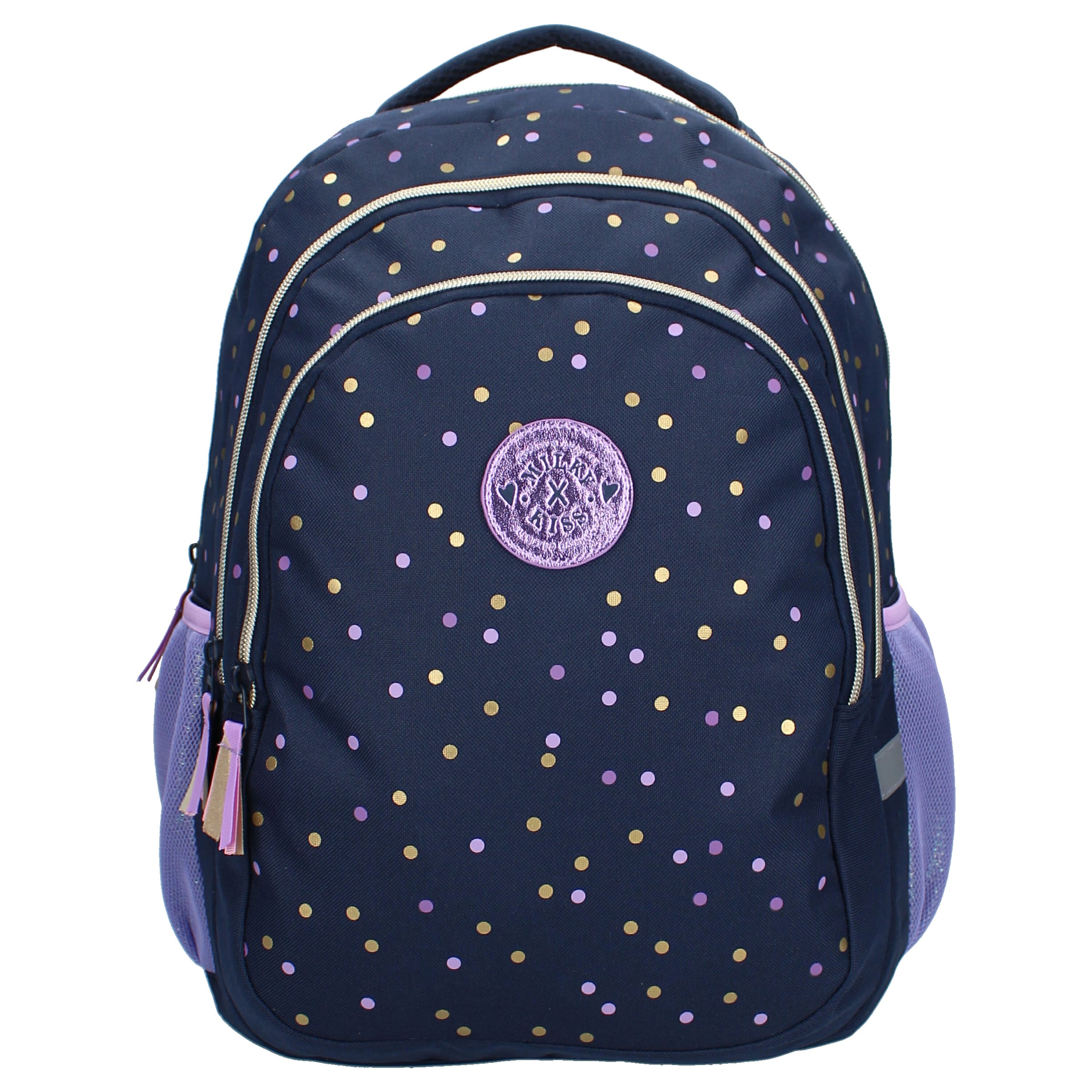 VADOBAG Rucksack 'Milky Kiss Dotted Delight' in Blau: Vorderseite
