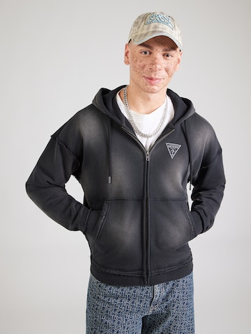 GUESS Originals Sweatjacka i svart: framsida