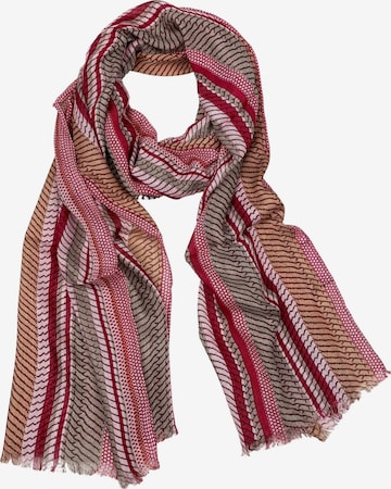 COLLEZIONE ALESSANDRO Scarf 'Lenni' in Red: front