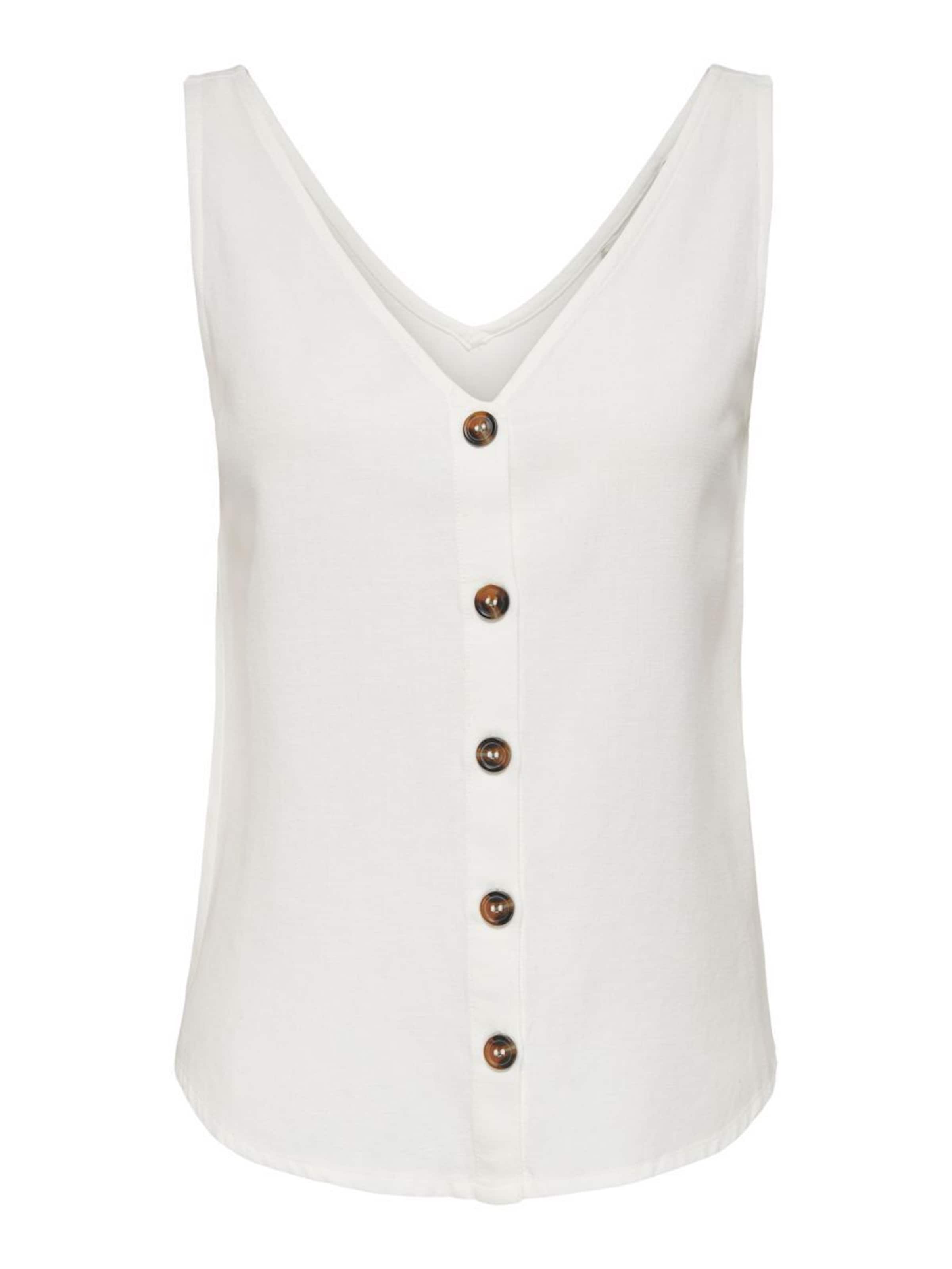 Chemisier 'ONLBillie' ONLY en blanc : devant