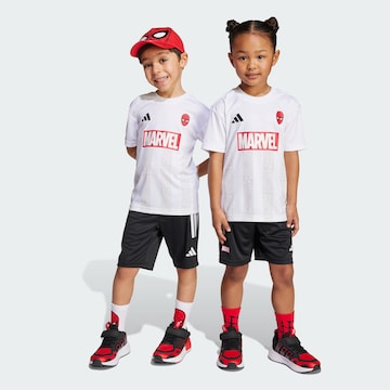 ADIDAS SPORTSWEAR Trainingsanzug 'Marvel Spider-Man' in Weiß: Vorderseite