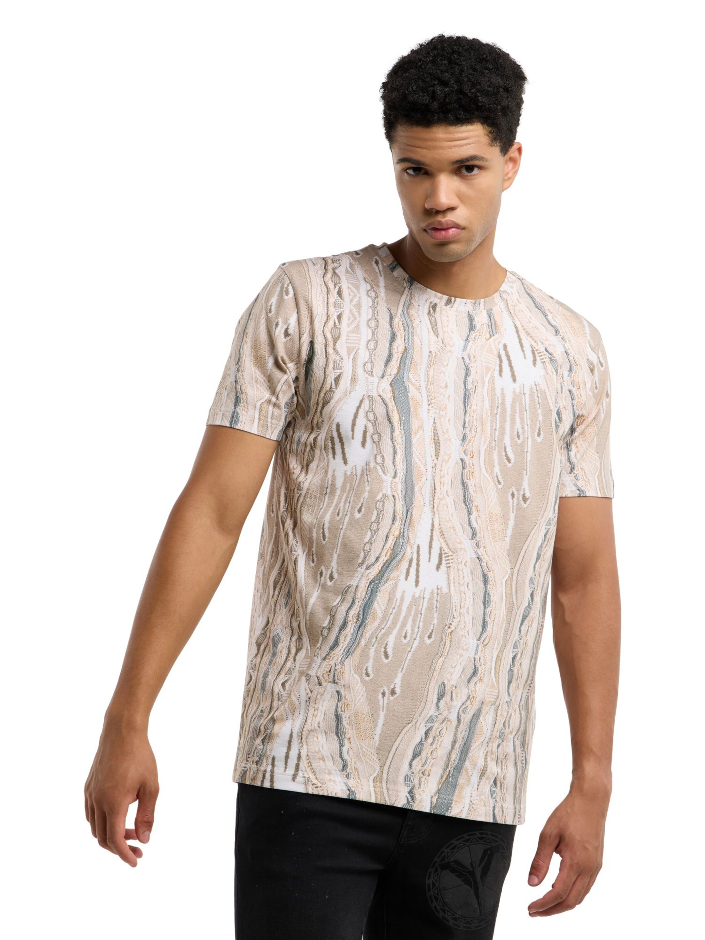 Carlo Colucci Shirt 'Erroi' in Beige: front