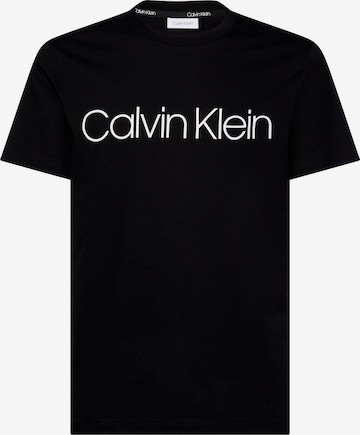 Calvin Klein Big & Tall Shirt in Black: front