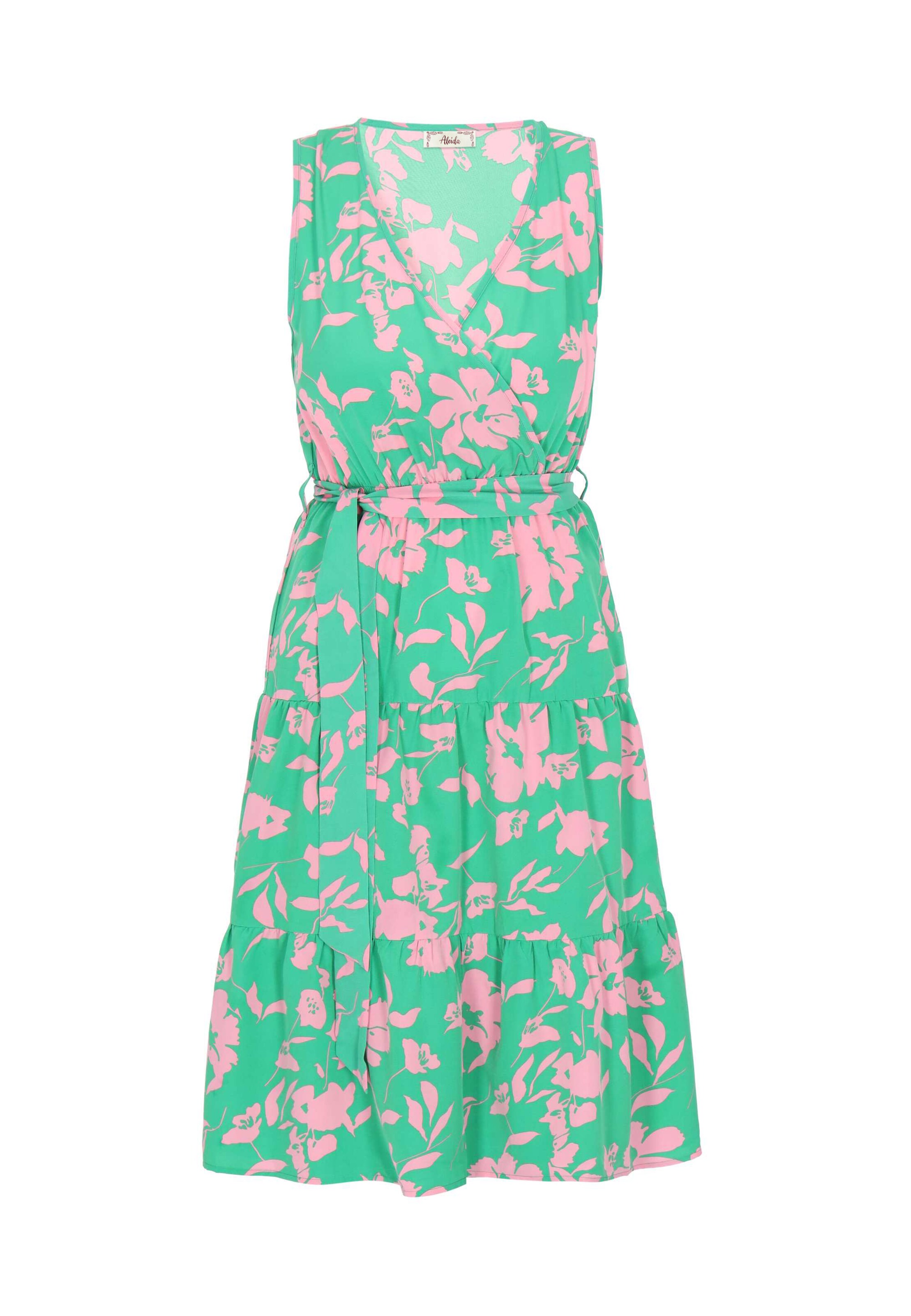 aleida Dress in Green: front