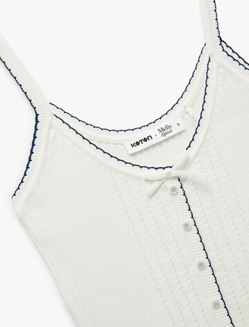 Koton Knitted Top in White