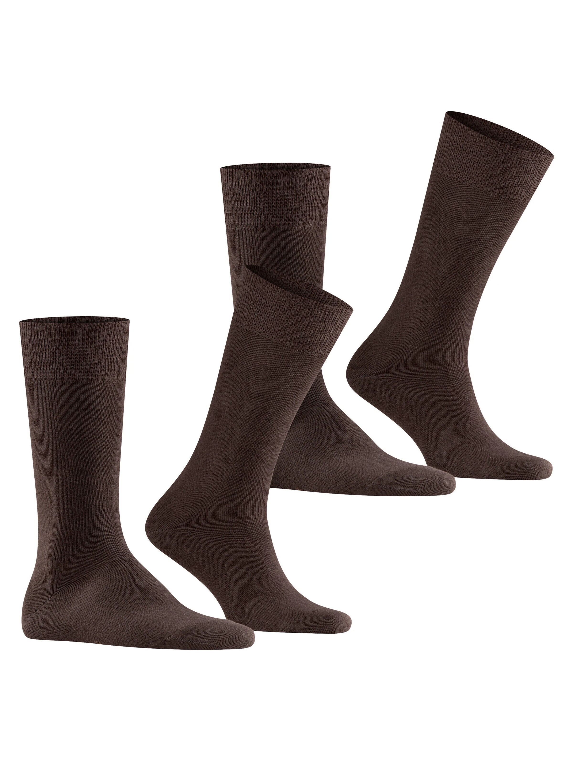 FALKE Socks 'Swing 2-Pack' in Brown