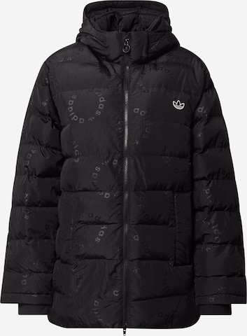 ADIDAS ORIGINALS Winter Jacket in Black: front