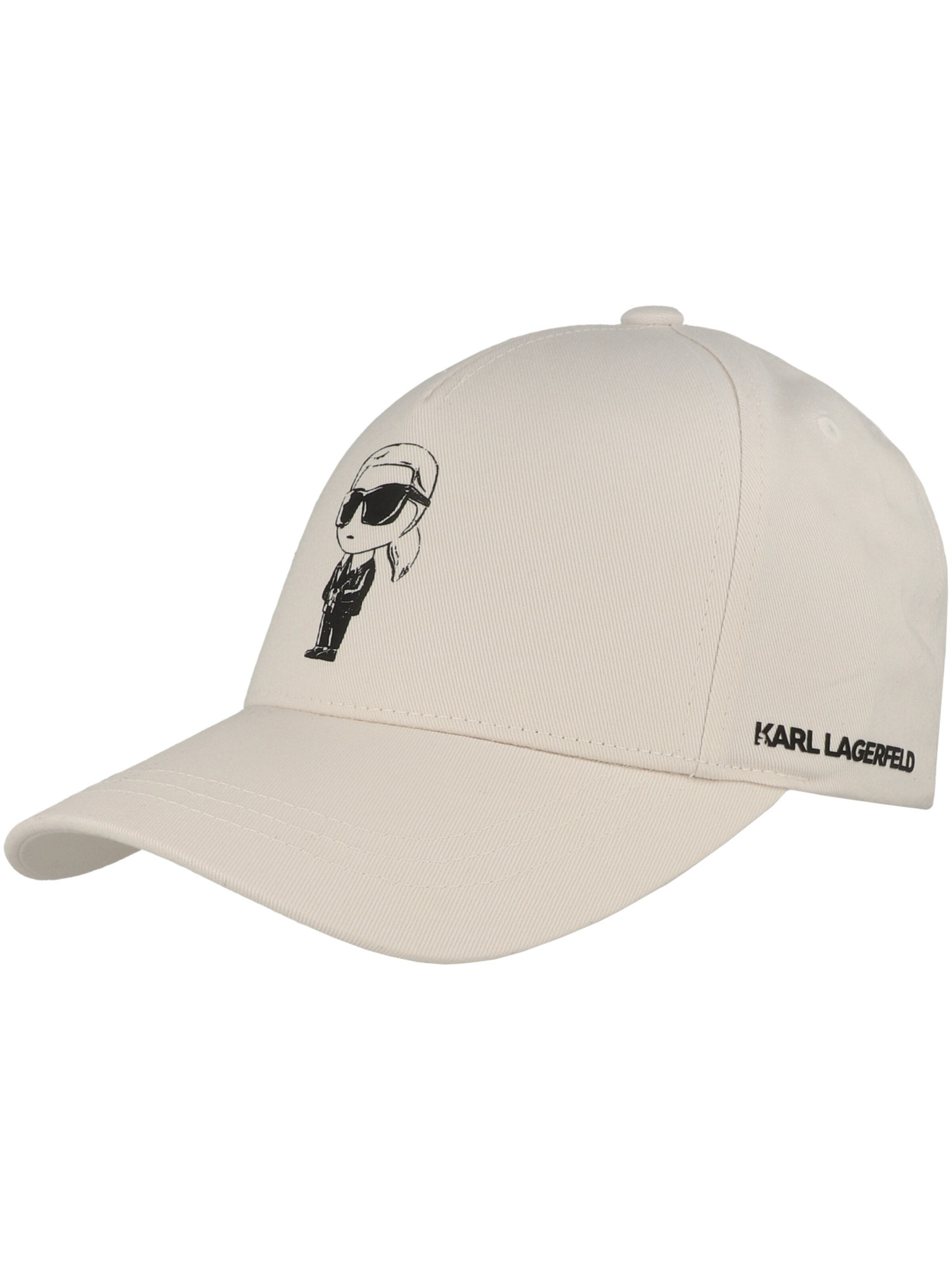 Karl Lagerfeld Cap in White: front