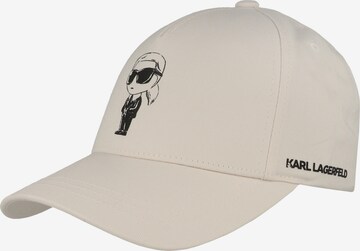 Karl Lagerfeld Pet in Wit: voorkant