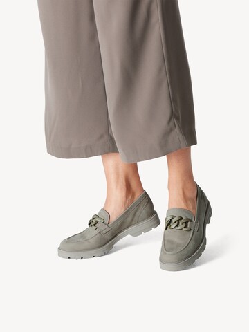 Tamaris Slip-ons in Green: front