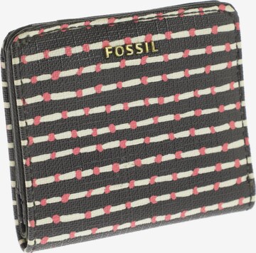 FOSSIL Small Leather Goods in One size in Black: front