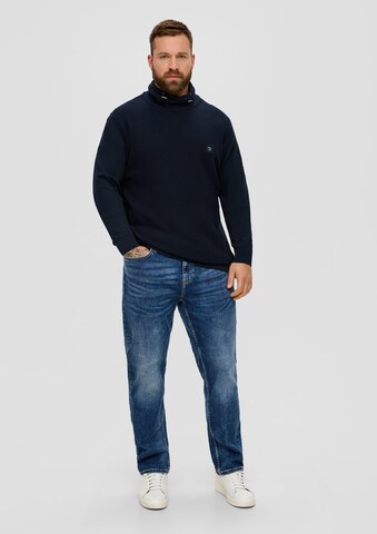 s.Oliver Men Big Sizes Sweater in Blue