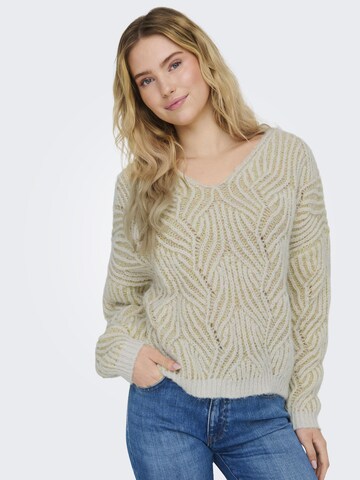 Pull-over 'ONLElin' ONLY en blanc