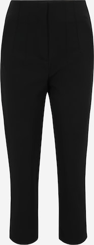 JDY Petite Slim fit Pants 'SIENNA' in Black: front