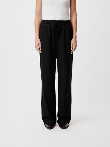 Largi Pantaloni 'Rabe Tall' de la LeGer by Lena Gercke pe negru: față
