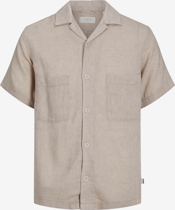 Chemise 'CAIRO' JACK & JONES en marron : devant