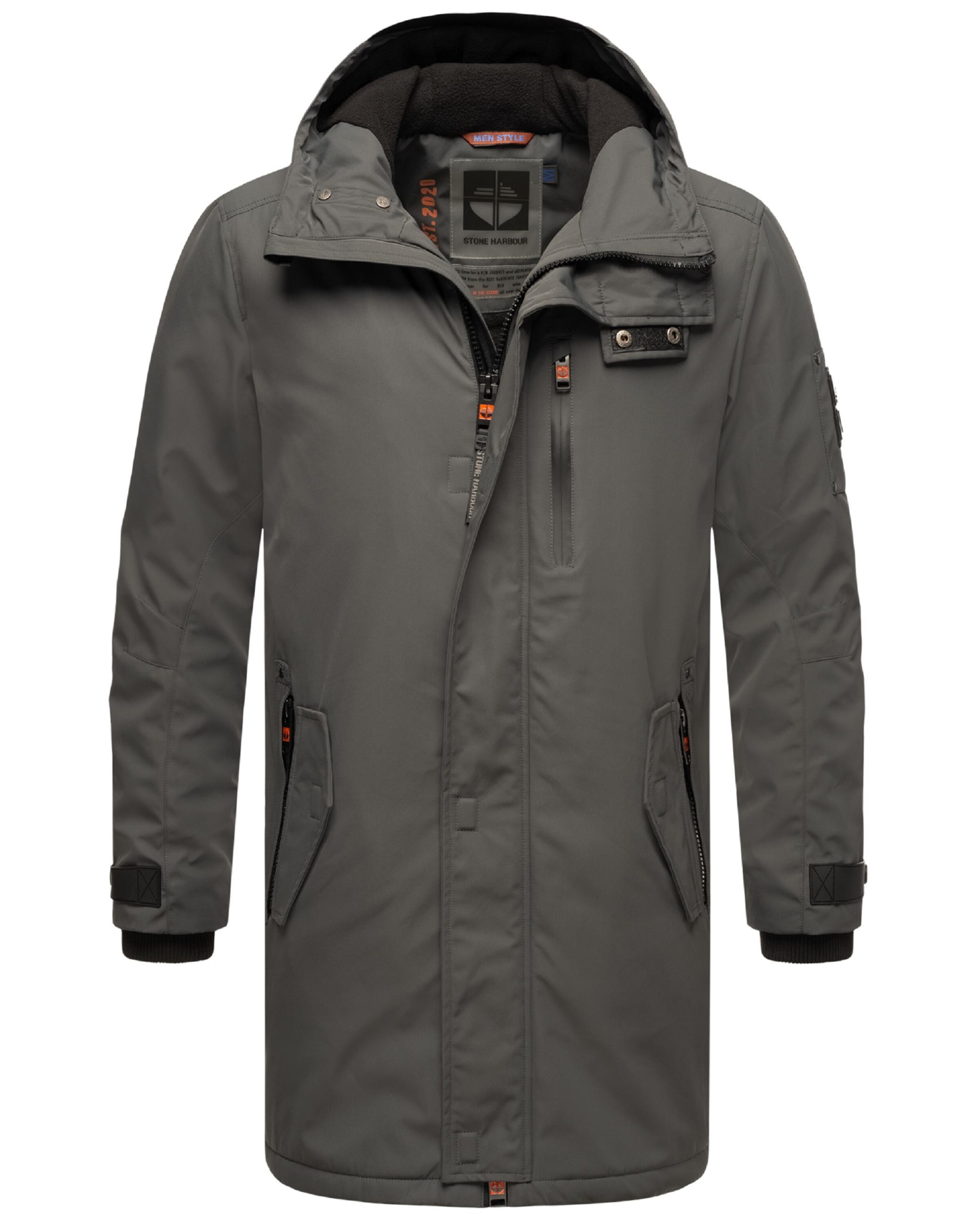 STONE HARBOUR Funktionsjakke 'Lanzoo' i grå
