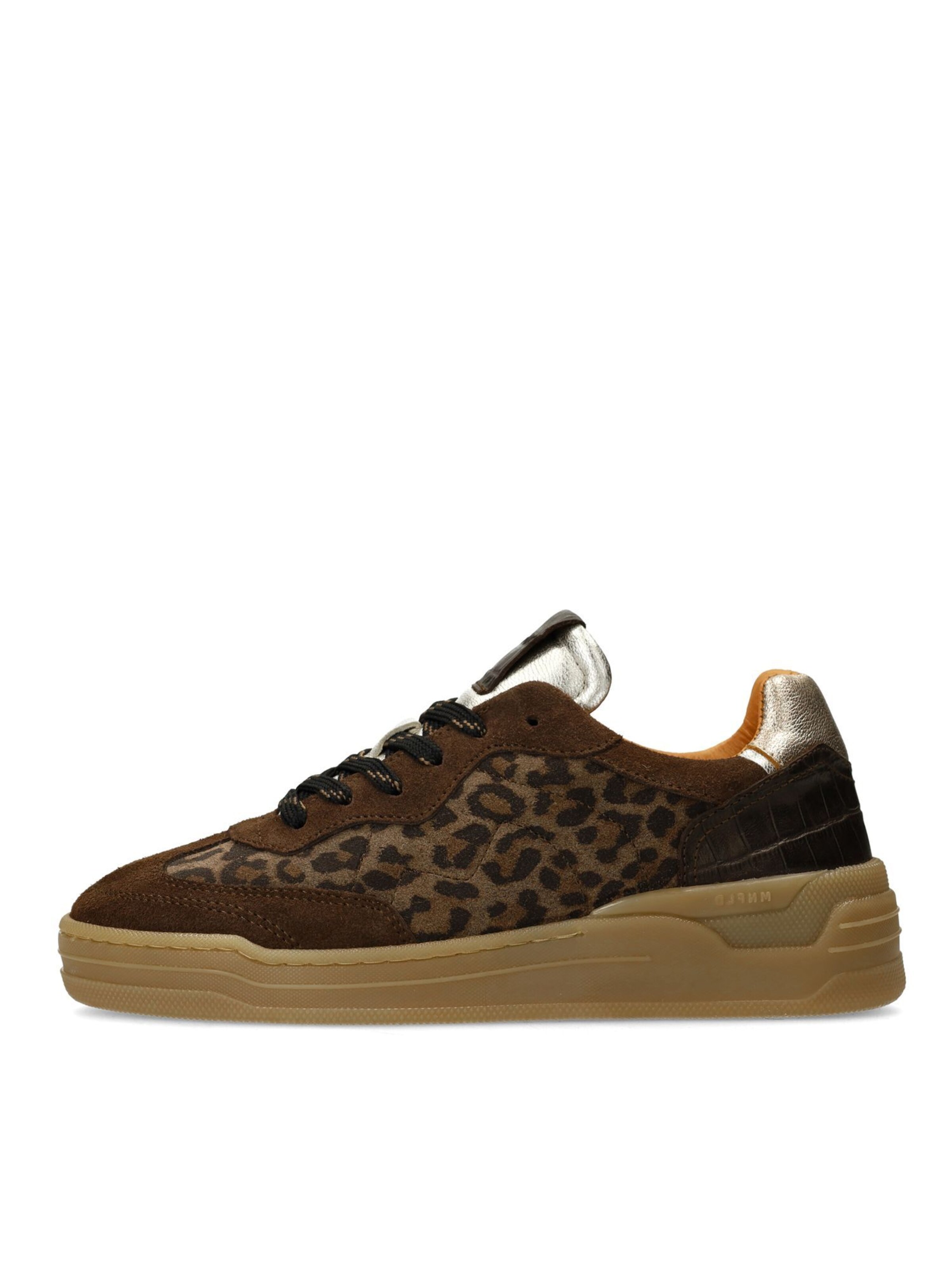 MANFIELD Sneakers laag in Bruin