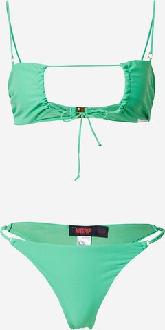 Misspap Bikini in Groen: voorkant