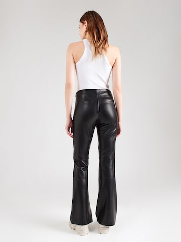 Wide leg Leggings de la Abercrombie & Fitch pe negru