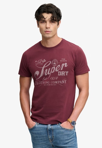 Superdry & Co Koszulka w kolorze czerwony: przód