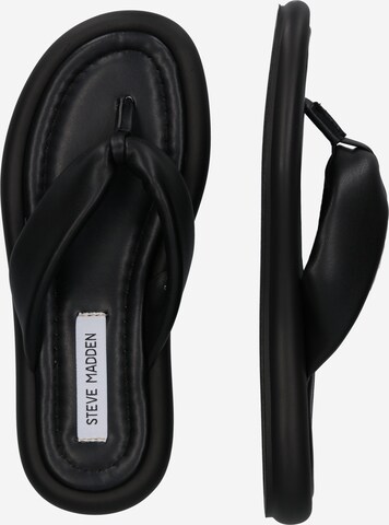 STEVE MADDEN T-Bar Sandals 'Gramercy' in Black