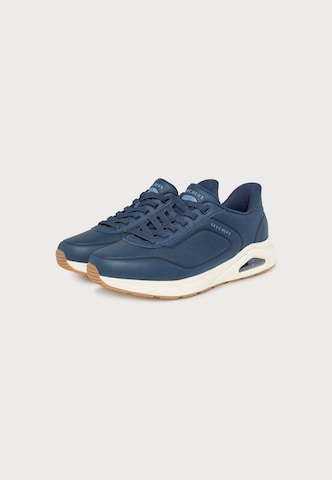SKECHERS Sneakers laag 'ARCH FIT UNO - RELAXING ON AIR' in Blauw