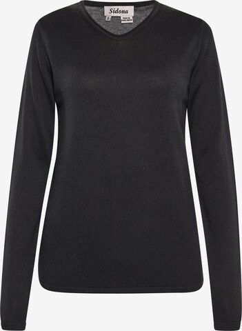 Sidona Sweater in Black: front