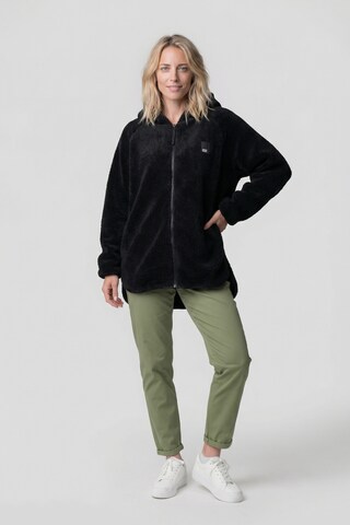 alife & kickin Zip-Up Hoodie 'DominiqueAK T' in Black