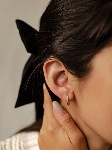 Hey Happiness - Pendientes 'Ellipse' en oro