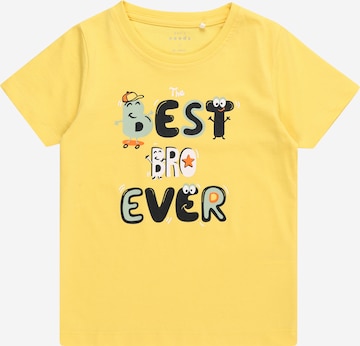 NAME IT - Camiseta 'VICTOR' en amarillo: frente