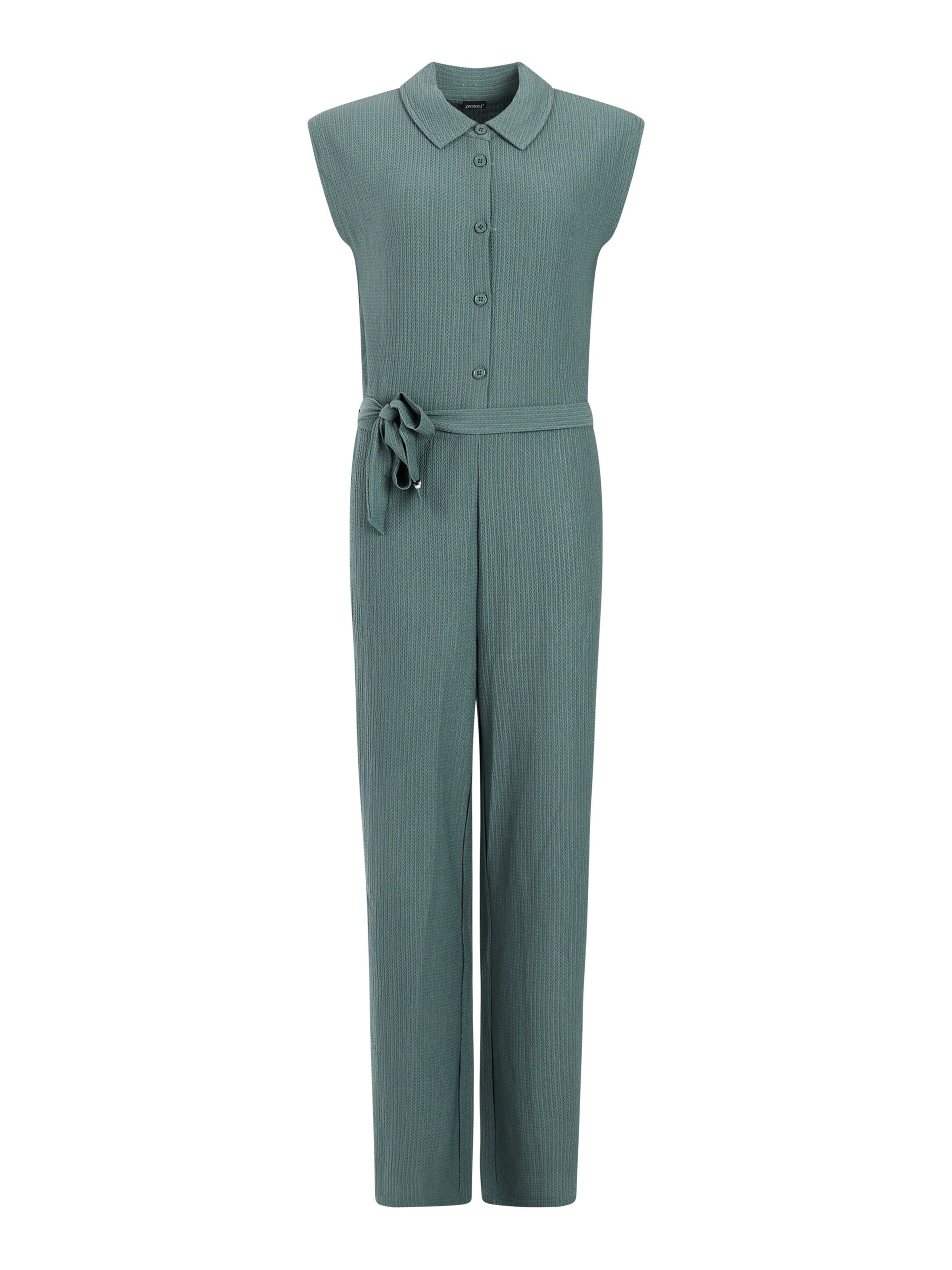 PROTEST Jumpsuit 'PRTKenzy' in Groen: voorkant