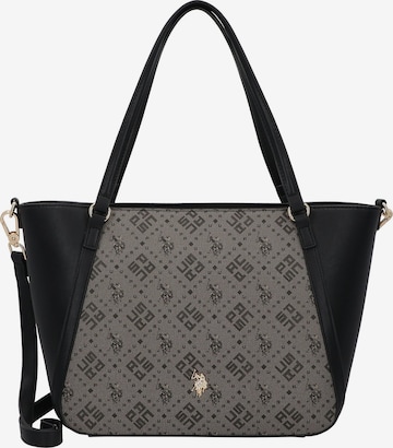 Cabas 'Hampton' U.S. POLO ASSN. en gris : devant