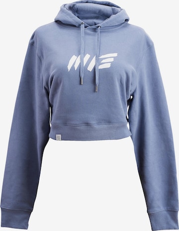 Manufaktur13 Sweatshirt 'Crop Hoodie' in Lila: Vorderseite