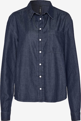 TONI Bluse in Blau: Vorderseite