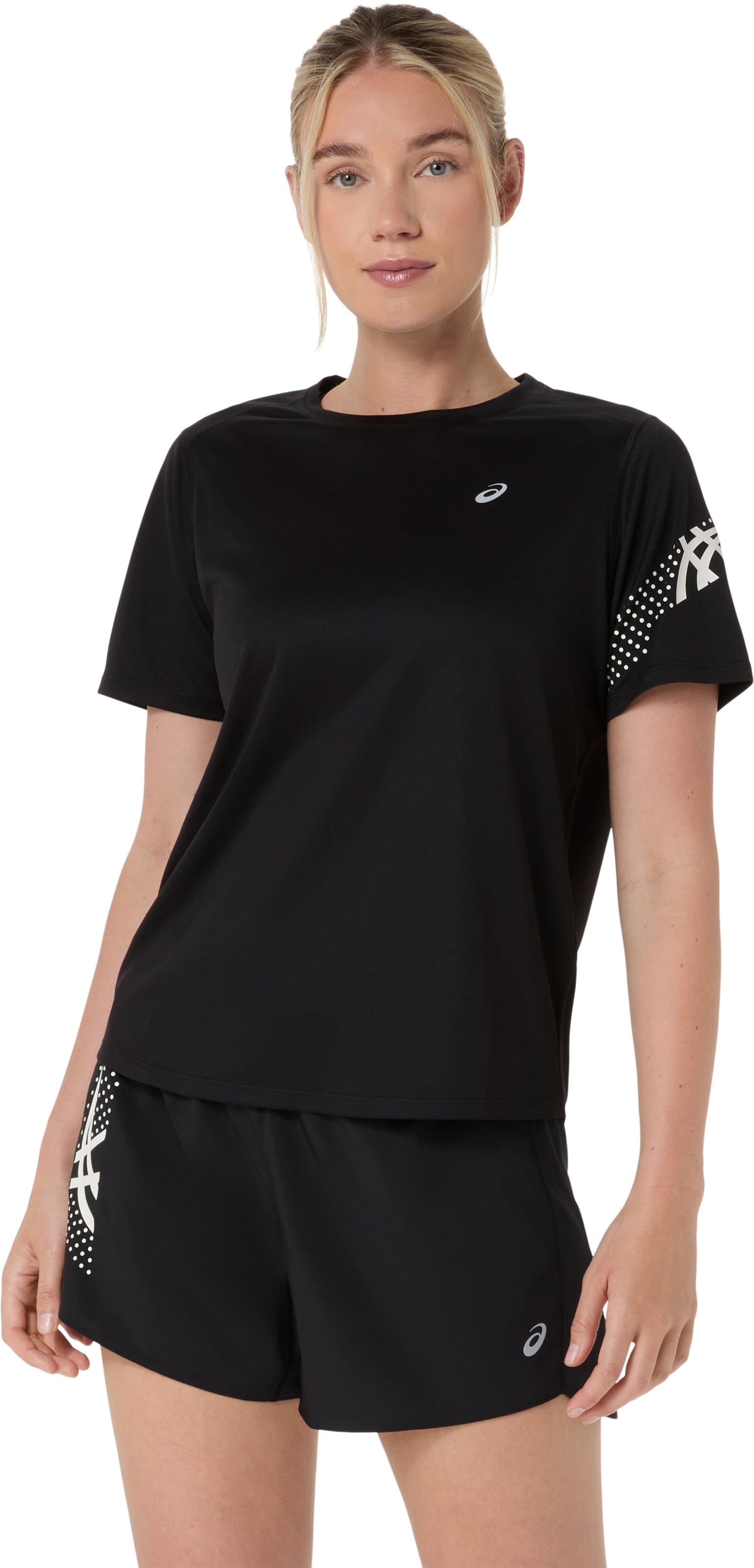 T-shirt ASICS en noir : devant