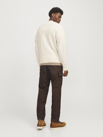 JACK & JONES Loosefit Cargobroek in Bruin