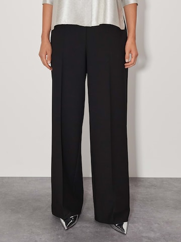 Someday Loose fit Pleated Pants 'Catsby' in Black