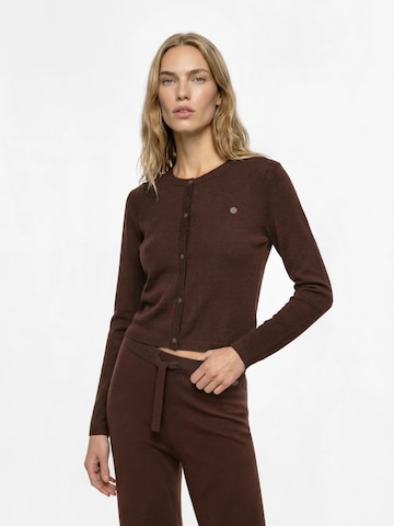 Karl Lagerfeld Kardigán - barna: elől