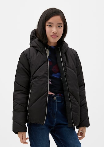 s.Oliver Between-Season Jacket in Black: front