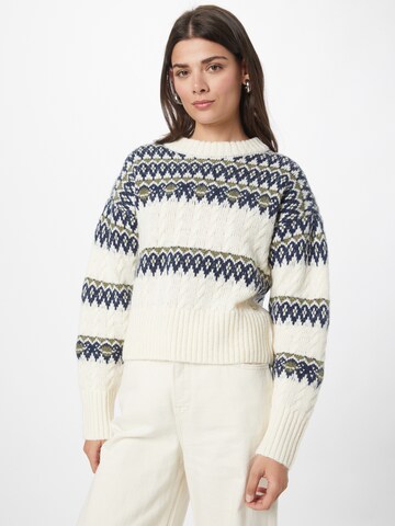 SCOTCH & SODA Sweater in White: front