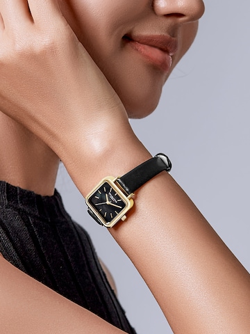 Victoria Hyde Analoog horloge 'Callisto' in Zwart: voorkant