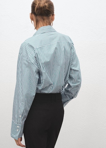 Bluză 'Rialta' de la MANGO pe verde