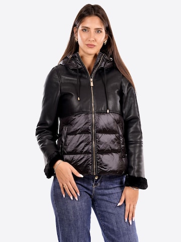 Yes Zee Winterjacke 'Piumino' in Schwarz