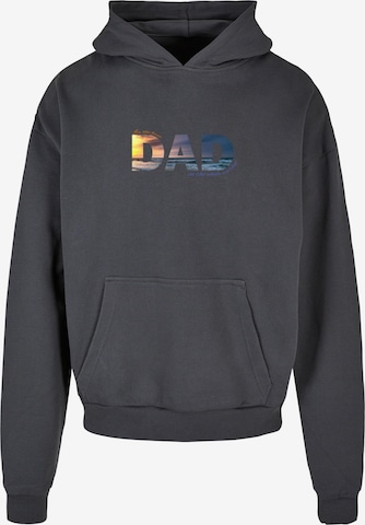 Merchcode Sweatshirt 'For The Best Dad' in Grey: front