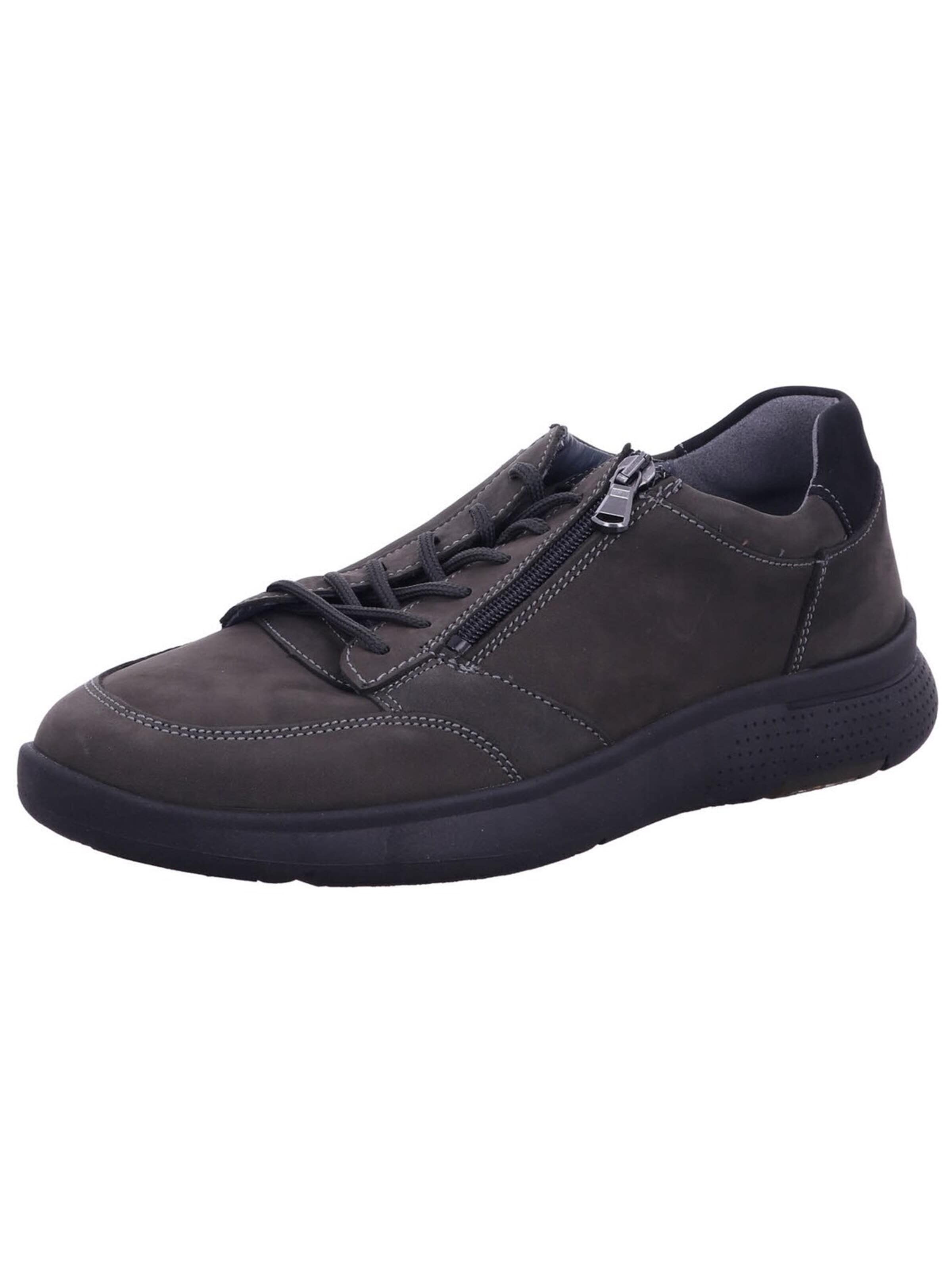 Scarpa stringata 'Schnürschuh Herren 984003-404 696 Echtleder in grau' di WALDLÄUFER in grigio: frontale