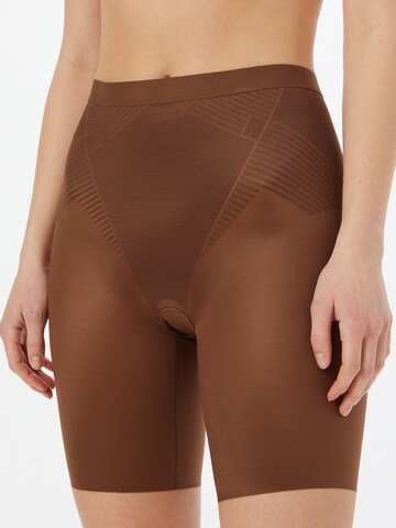 Pantalon modelant SPANX en marron : devant